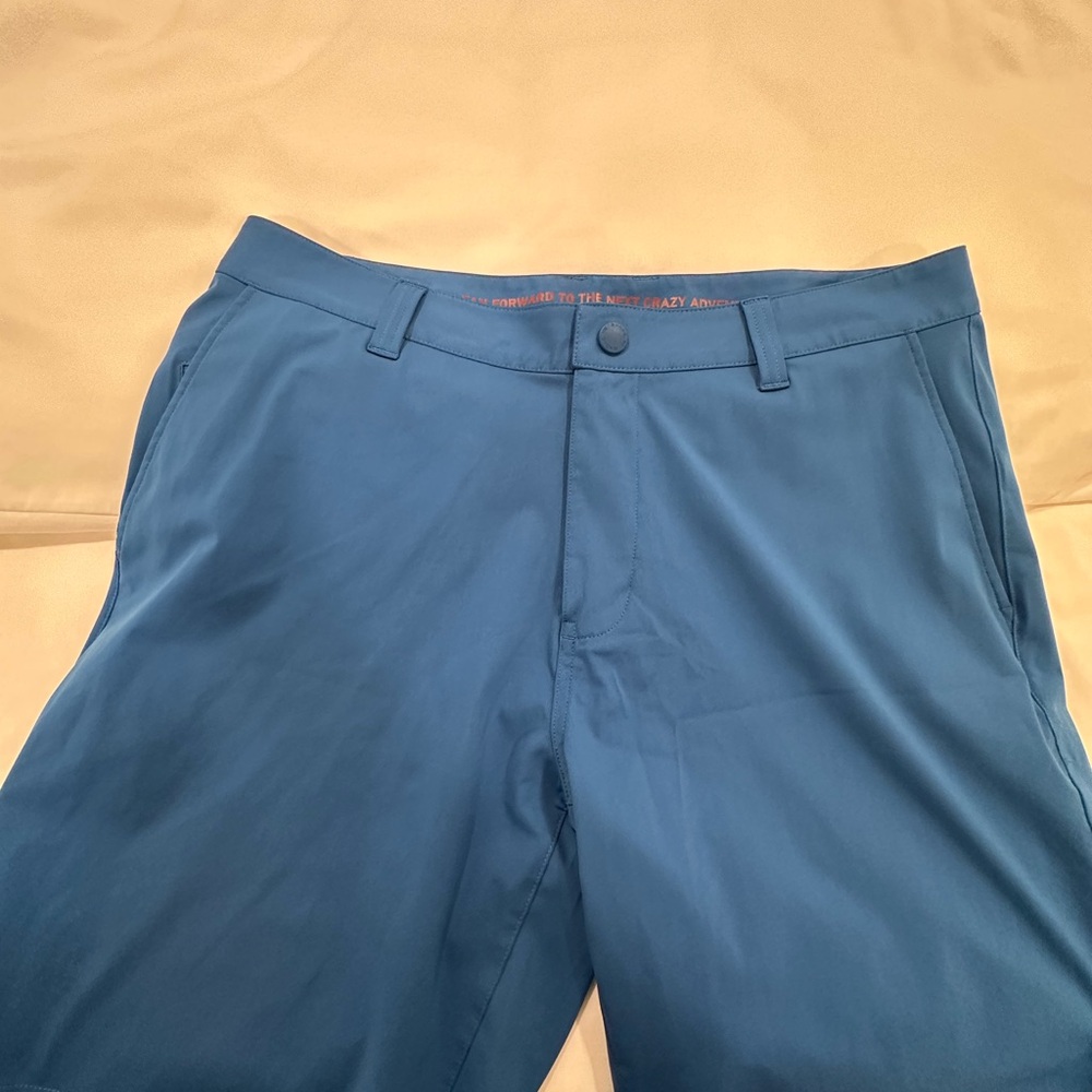 Rhone Men's Blue commuter shorts. Size 33